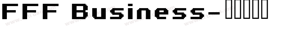 FFF Business字体转换